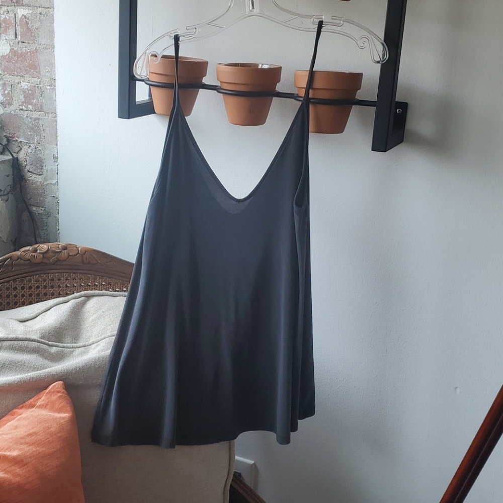 Black Victoria's Secret Flowly Tank Top